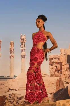 Accalia Crochet Gown