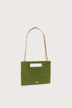 Lucinda Mini Rhinestone Shoulder Bag