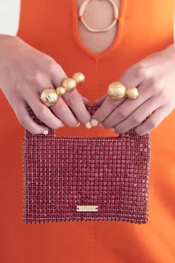 Lucinda Nano Rhinestone Clutch