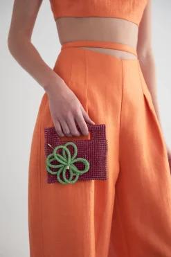 Lucinda Nano Rhinestone Clutch